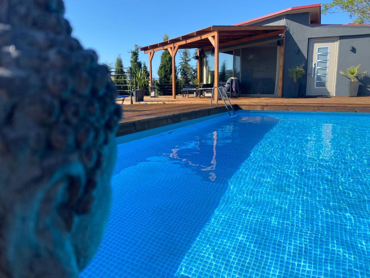 Private Pool Villa Ggki Skepasti Buitenkant foto