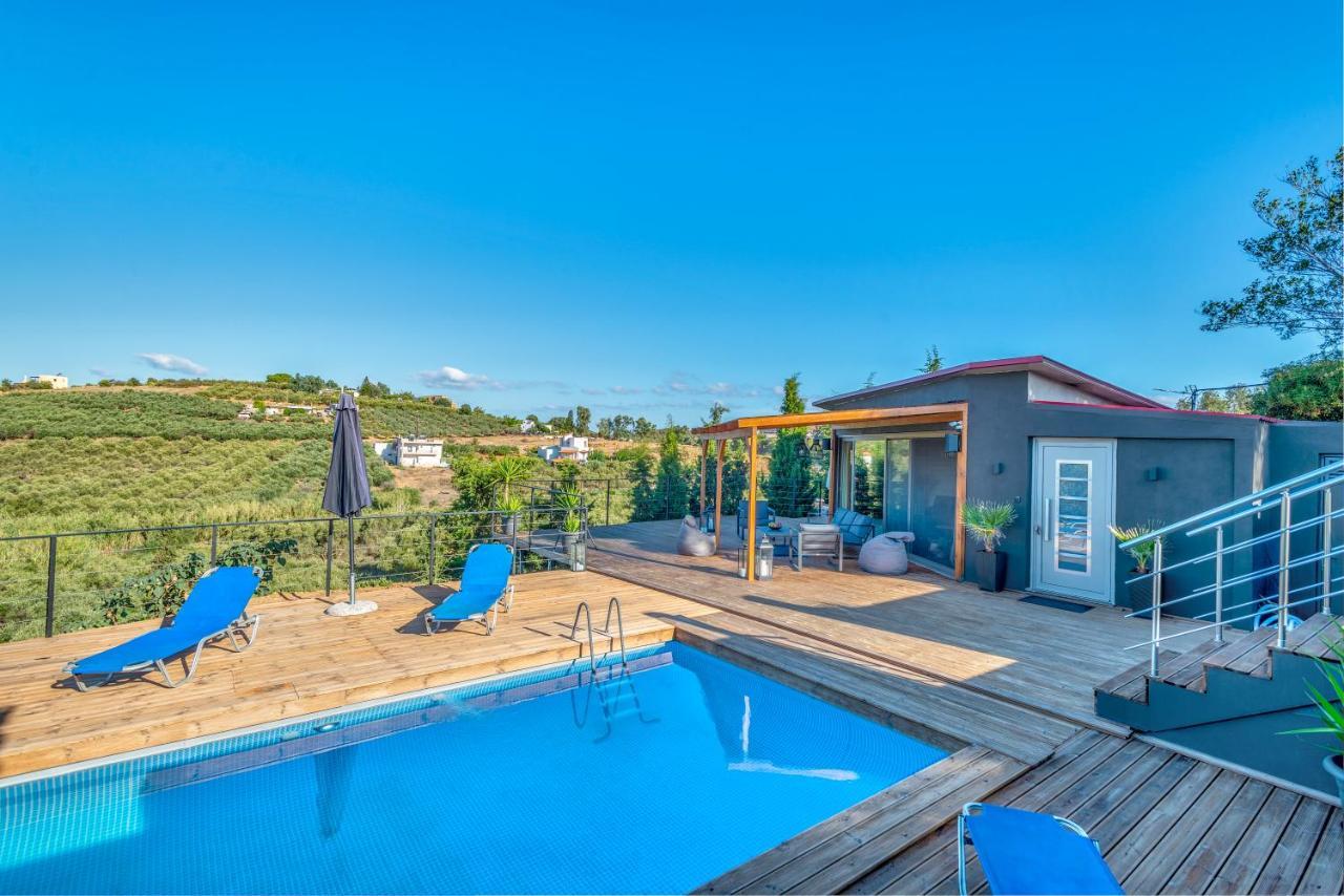 Private Pool Villa Ggki Skepasti Buitenkant foto