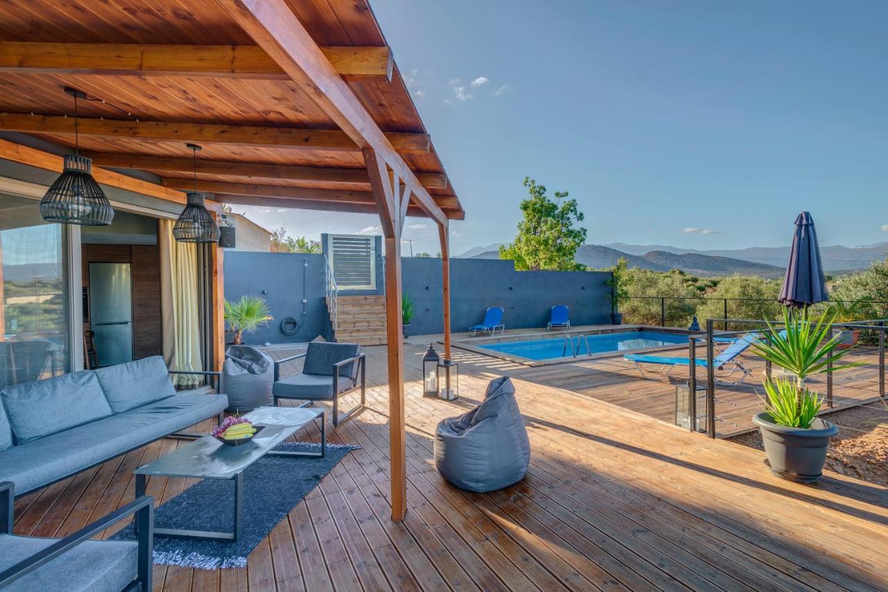 Private Pool Villa Ggki Skepasti Buitenkant foto