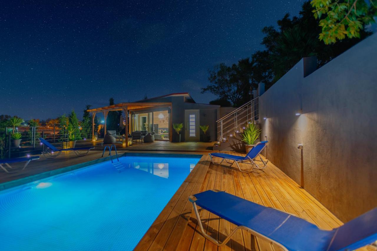 Private Pool Villa Ggki Skepasti Buitenkant foto