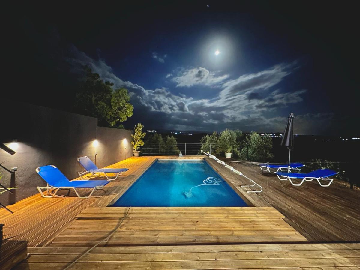 Private Pool Villa Ggki Skepasti Buitenkant foto